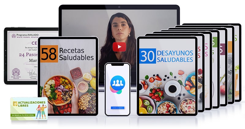 24 Pasos a Tu Peso Ideal + Bonos Gratis + Garantía