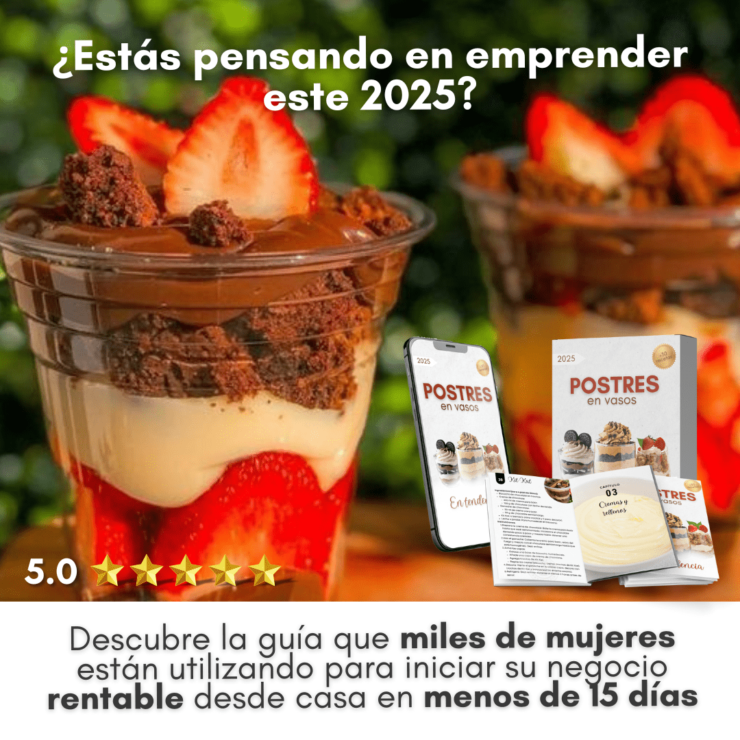 Postres en vaso en tendencia