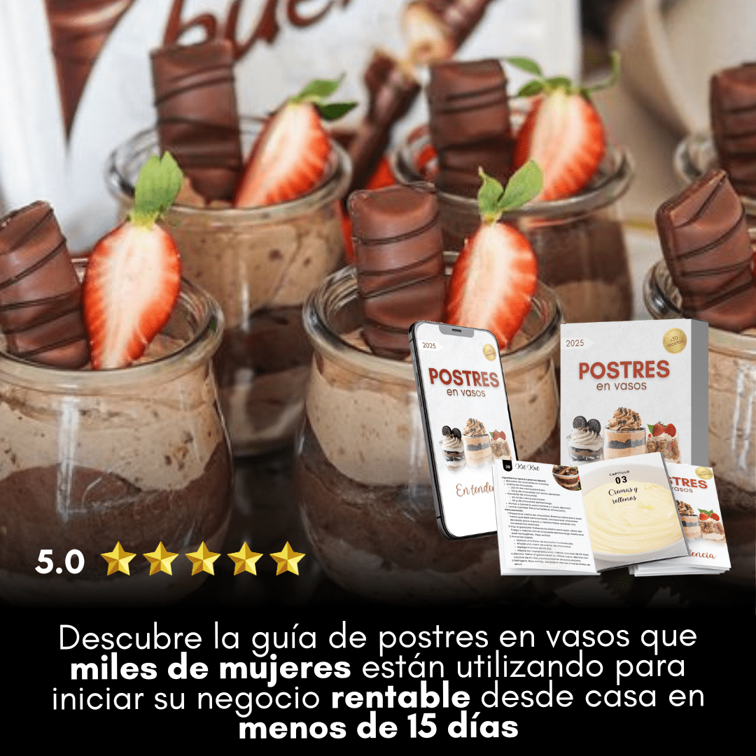 Postres en vaso en tendencia