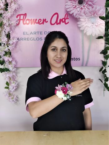 Diseño Floral Pulsera Corsage