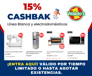 Cupon Waldos 15 Cashback